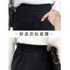 黑色阔腿裤女春秋2019新款高腰显瘦冬季宽松百搭直筒九分休闲垂感